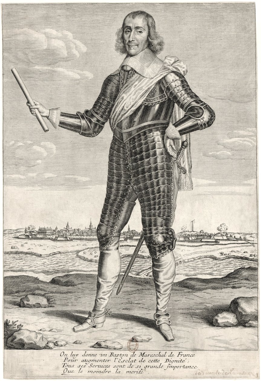 Abramo de Fabert (1599-1662), maresciallo di Francia da Unbekannt Unbekannt