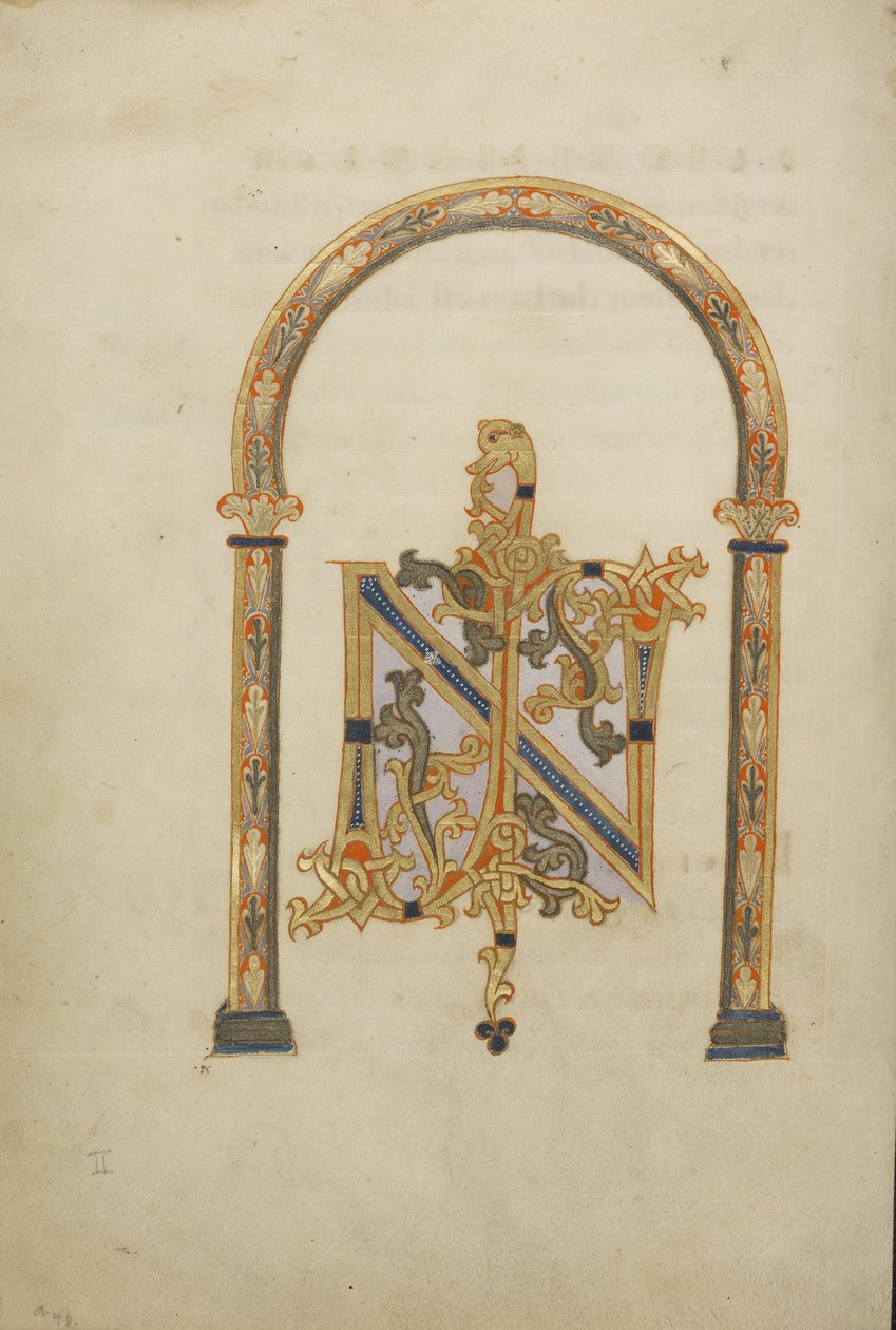 Monogramma decorato da Unbekannt Unbekannt