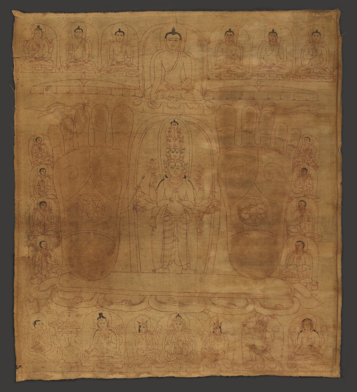 Bodhisattva Avalokiteshvara nella tradizione del re Srongtsen Gampo da Unbekannt Unbekannt
