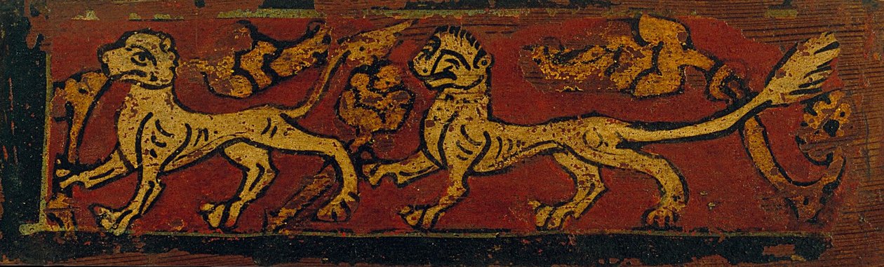Pannello del soffitto con animali fantastici da Unbekannt Unbekannt