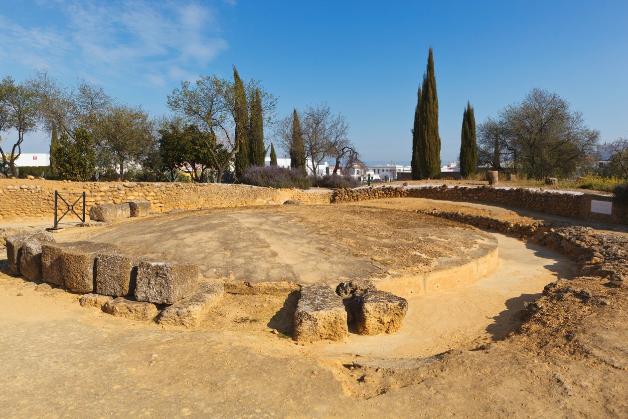 Mausoleo circolare nella necropoli romana del Complesso Archeologico, Carmona, Provincia di Siviglia, Spagna da Unbekannt Unbekannt