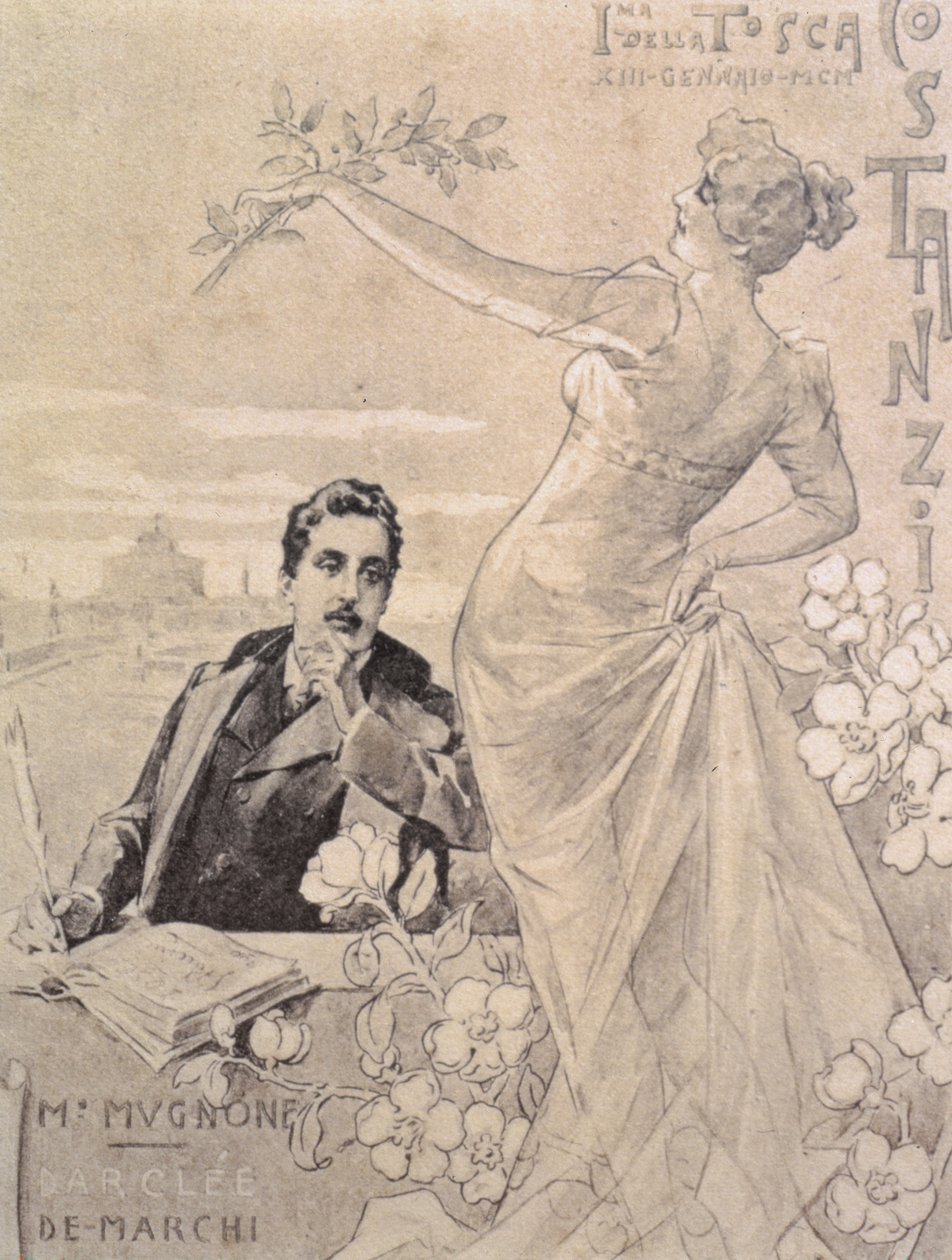 Cartolina commemorativa della prima rappresentazione dell