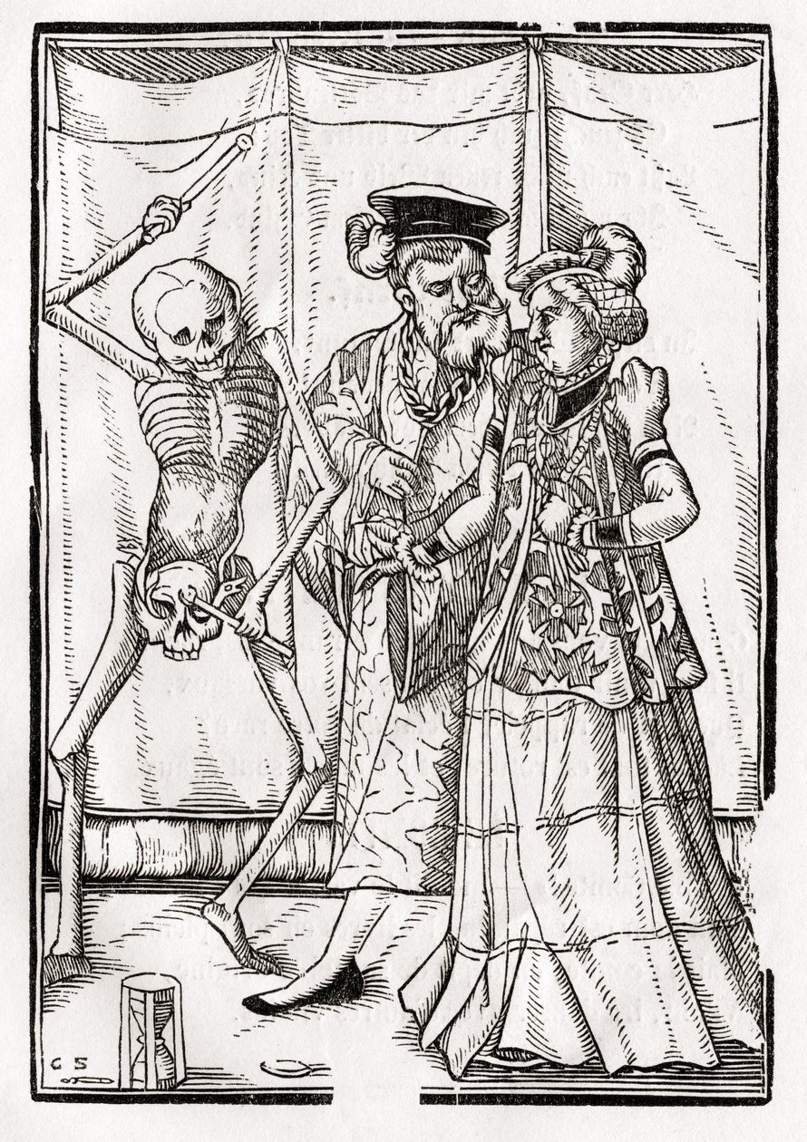 La morte arriva alla Duchessa, inciso da Georg Scharffenberg, da 