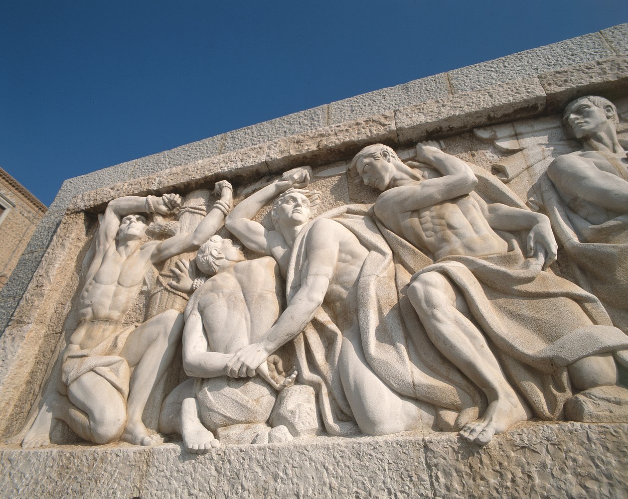 (dettaglio) del Monumento alla Vittoria di Juan de Avalos da Unbekannt Unbekannt