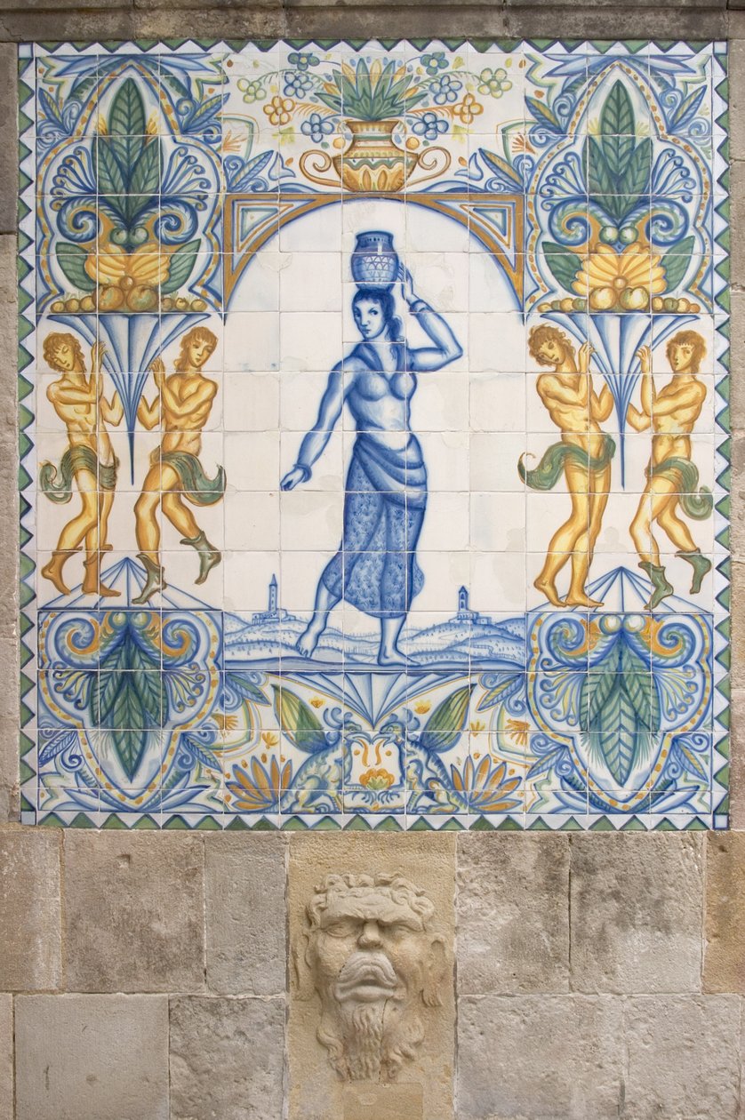 Decorazione della fontana da Unbekannt Unbekannt
