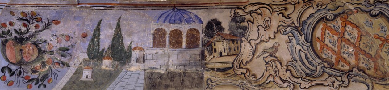 Frammenti di un dipinto murale da Unbekannt Unbekannt