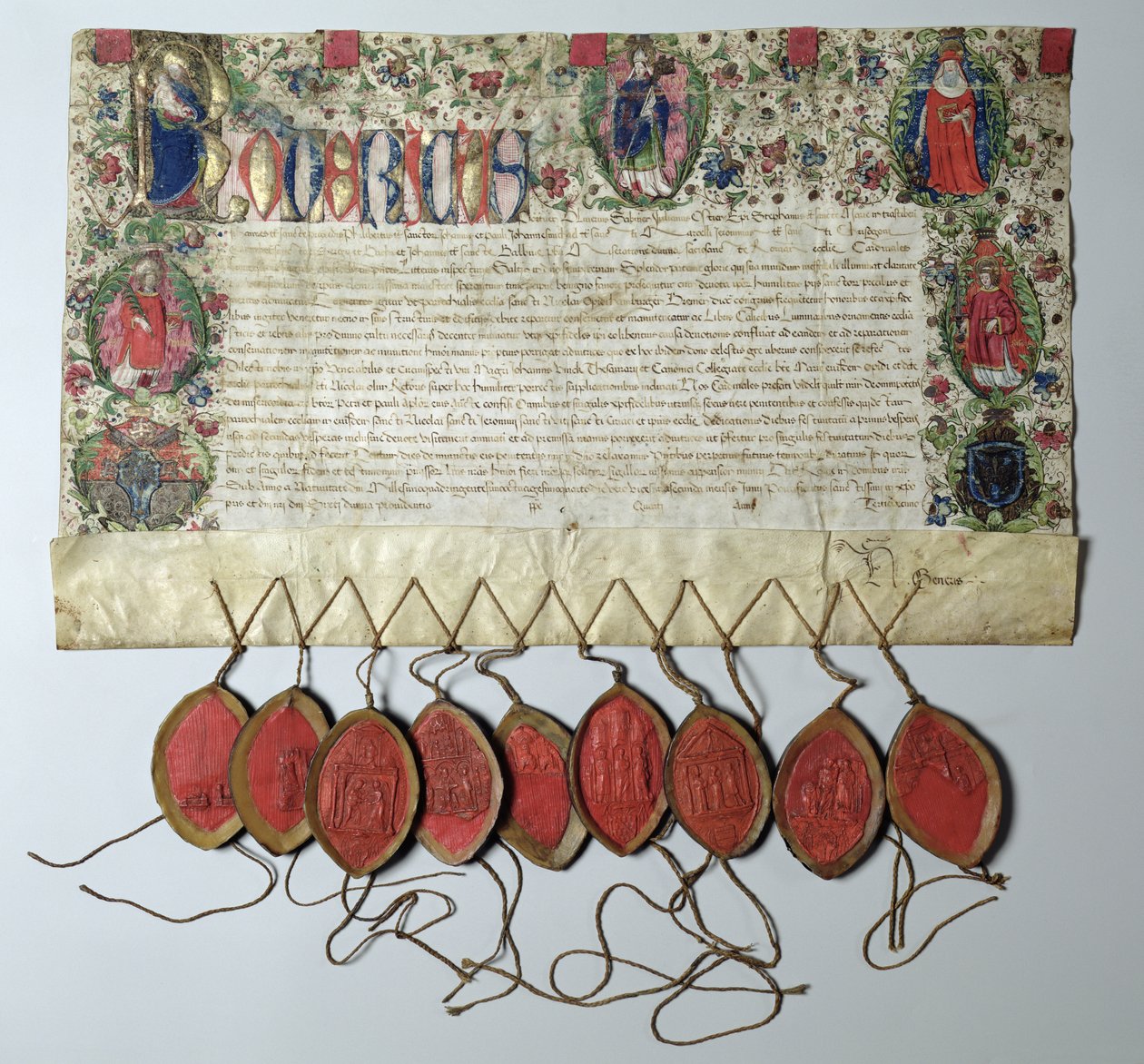 Lettera di indulgenza alla Chiesa di San Nicola, 22 giugno 1484 da Unbekannt Unbekannt