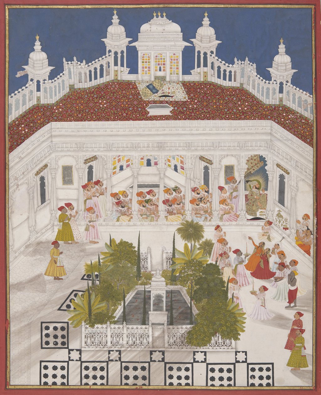 M Ari Singh esegue Puja in Amar Vilas da Unbekannt Unbekannt