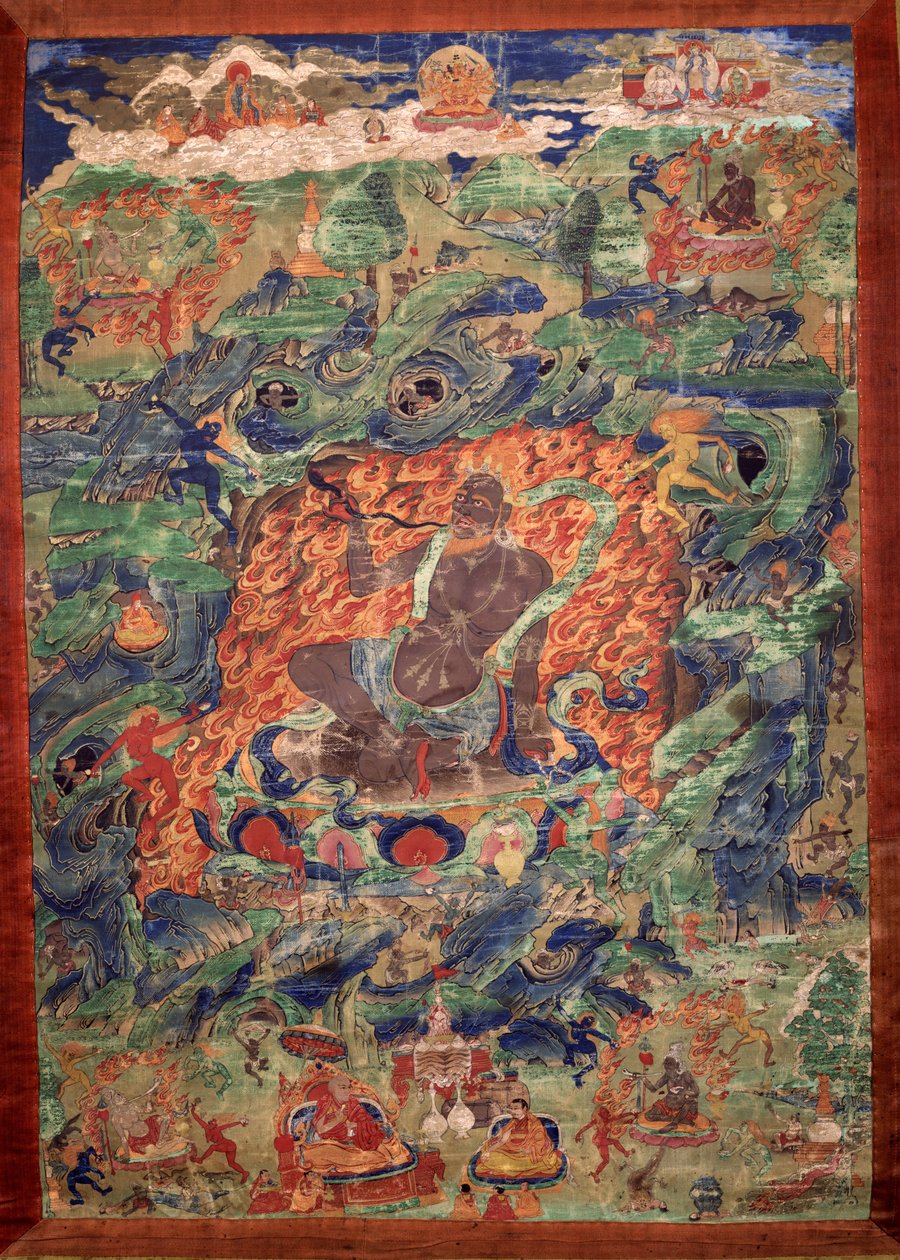 Mahakala nella forma di un bramino da Unbekannt Unbekannt
