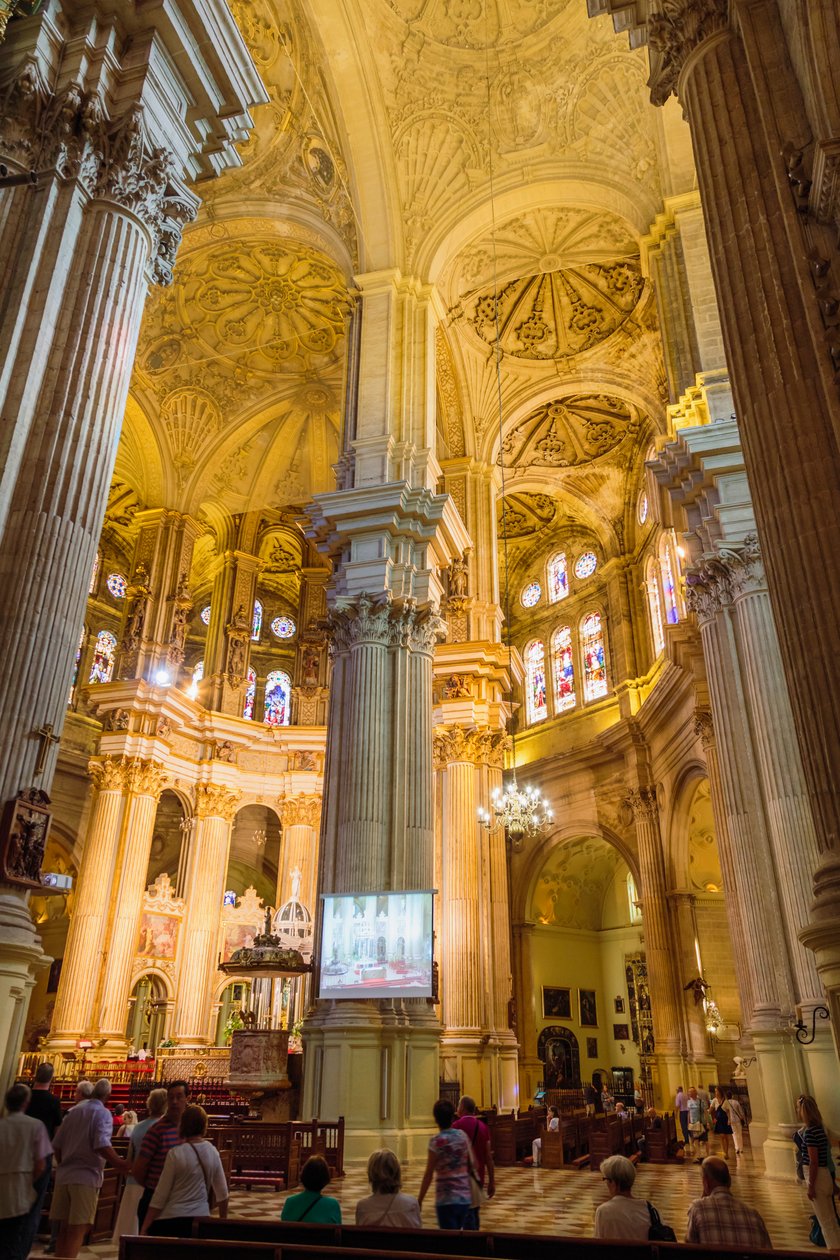 Malaga, Costa del Sol, Spagna. Cattedrale. da Unbekannt Unbekannt