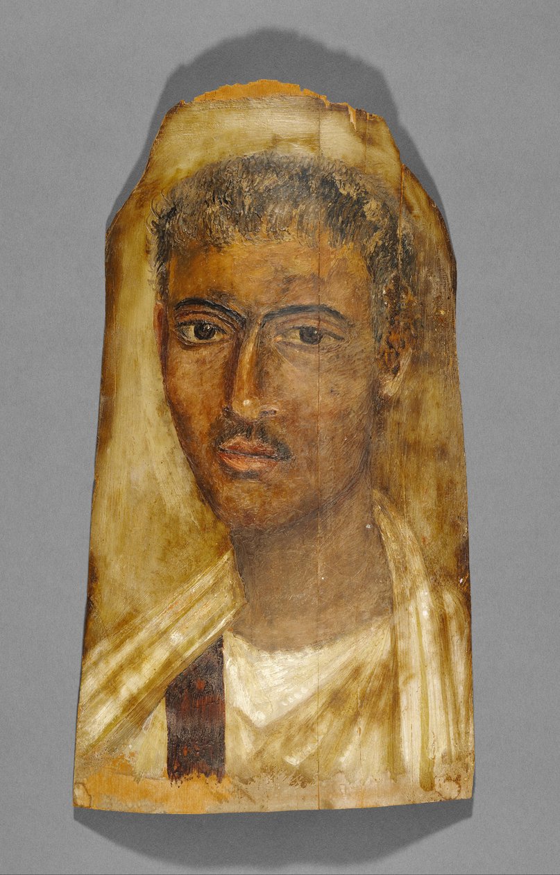 Ritratto di mummia di un giovane uomo da Unbekannt Unbekannt