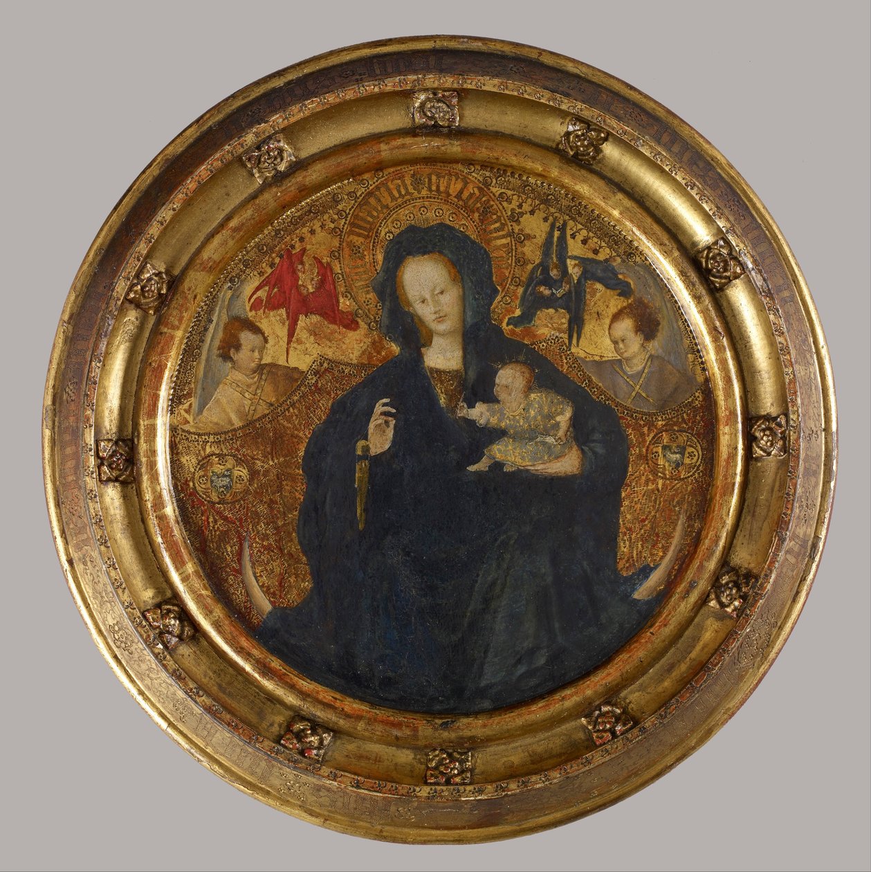Fiammingo - Madonna con il Bambino Gesù che scrive da Unbekannt Unbekannt