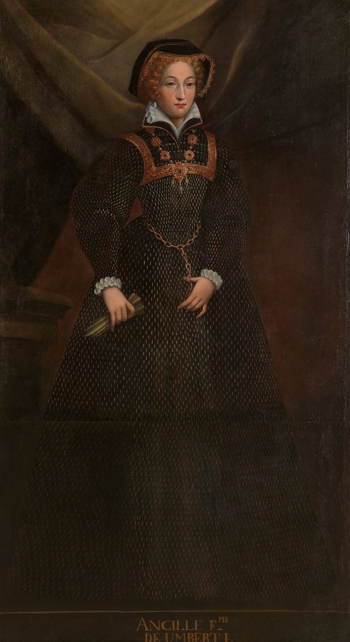 Ritratto di Ancilla moglie di Umberto I da Unbekannt Unbekannt