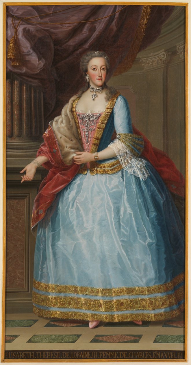 Ritratto di Elisabetta di Lorena da Unbekannt Unbekannt