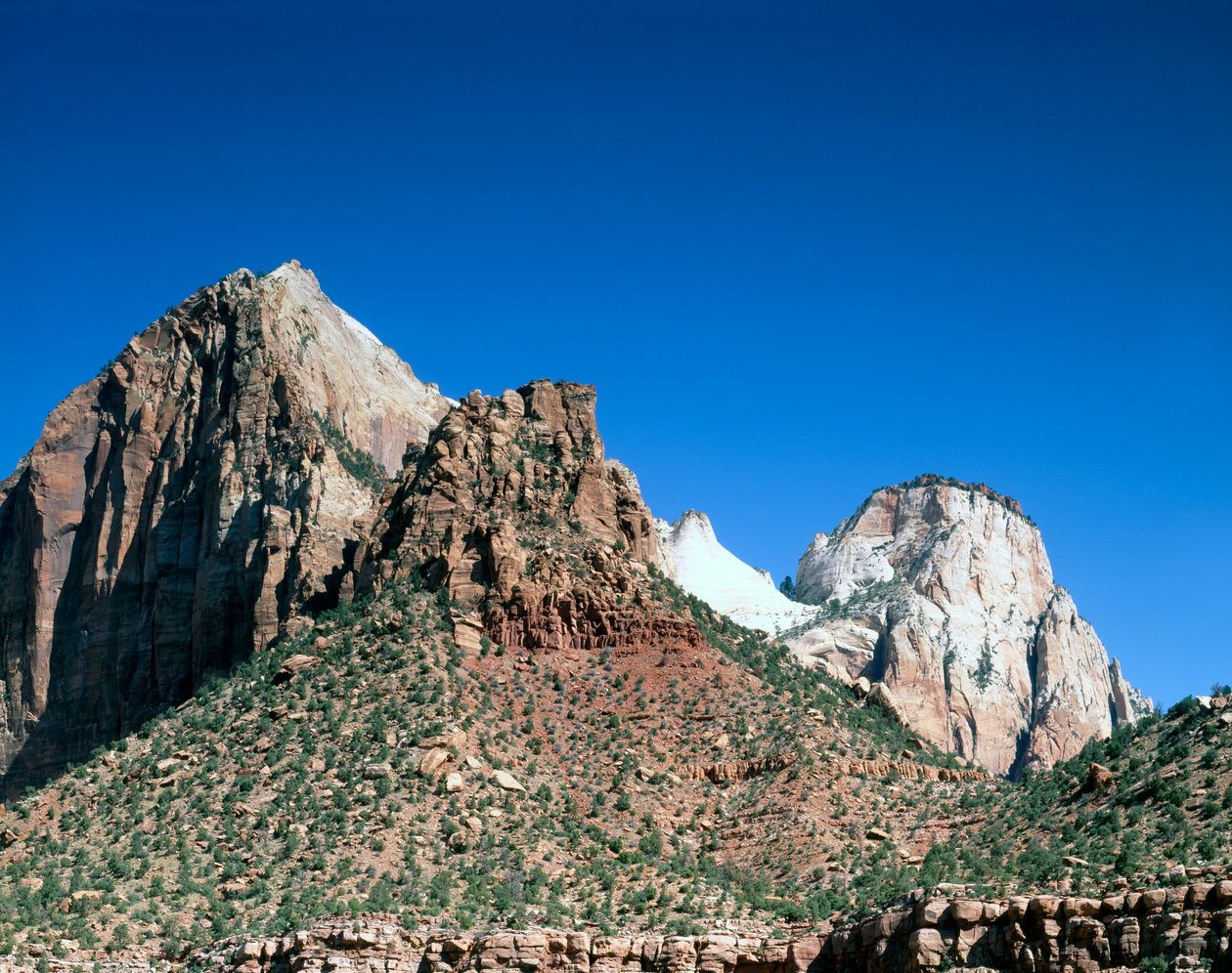 Torri di roccia al Parco Nazionale di Zion, Utah da Unbekannt Unbekannt