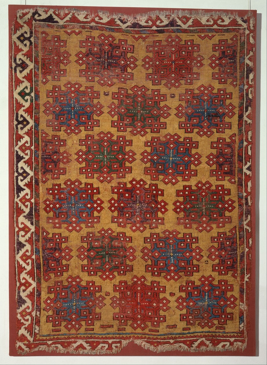 Tappeto con rosette intrecciate da Unbekannt Unbekannt