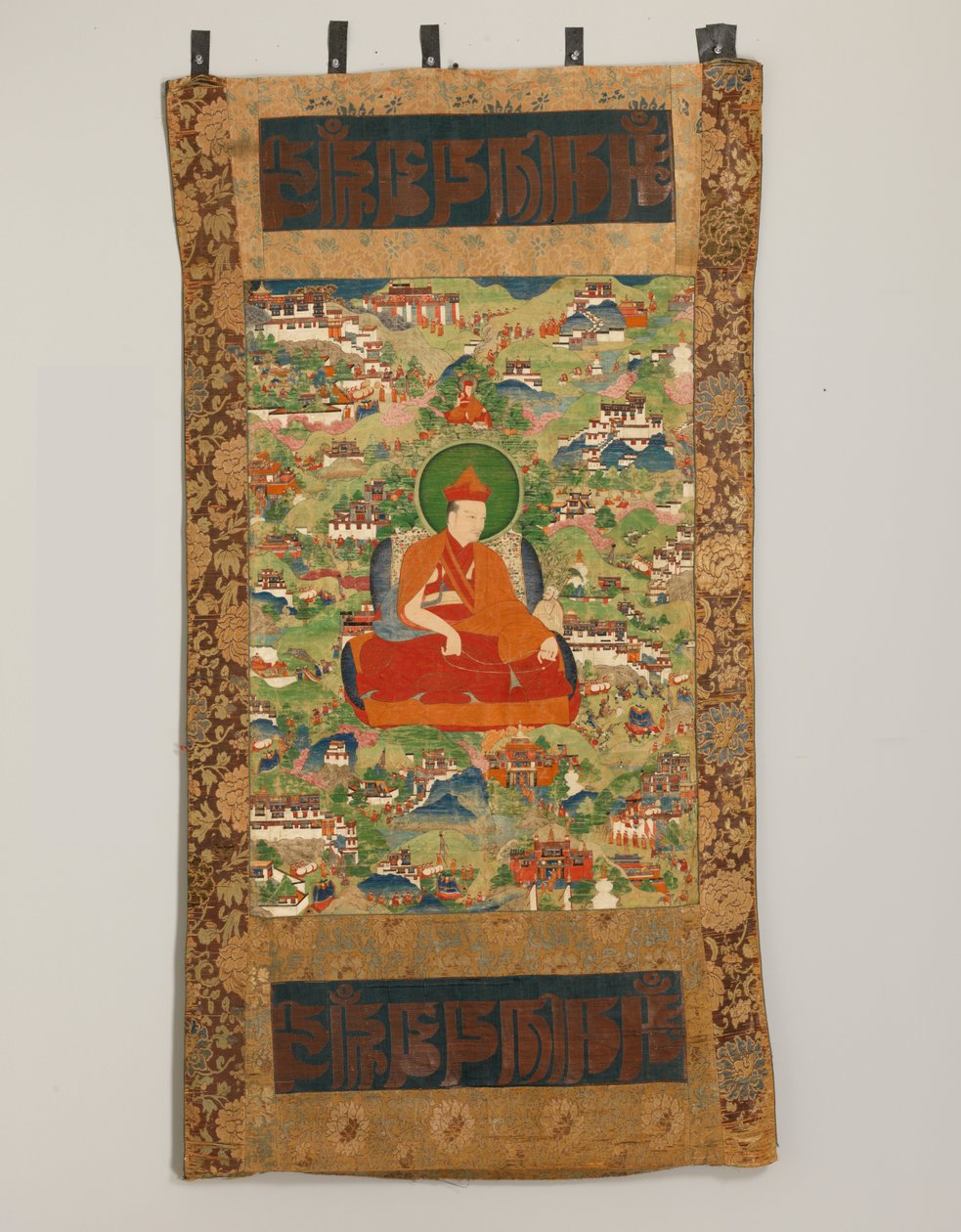 Scene della vita di Sherab Gyaltsen (1436-1494, o 1465) il ventesimo detentore del trono del Sakya da Unbekannt Unbekannt