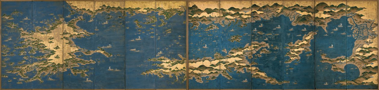 Mare Interno di Seto - Rotta marittima da Osaka a Nagasaki da Unbekannt Unbekannt