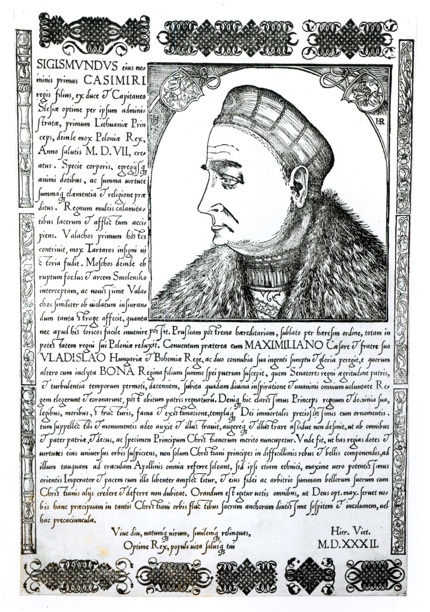 Sigismondo I (1467-1548), 1532 da Unbekannt Unbekannt