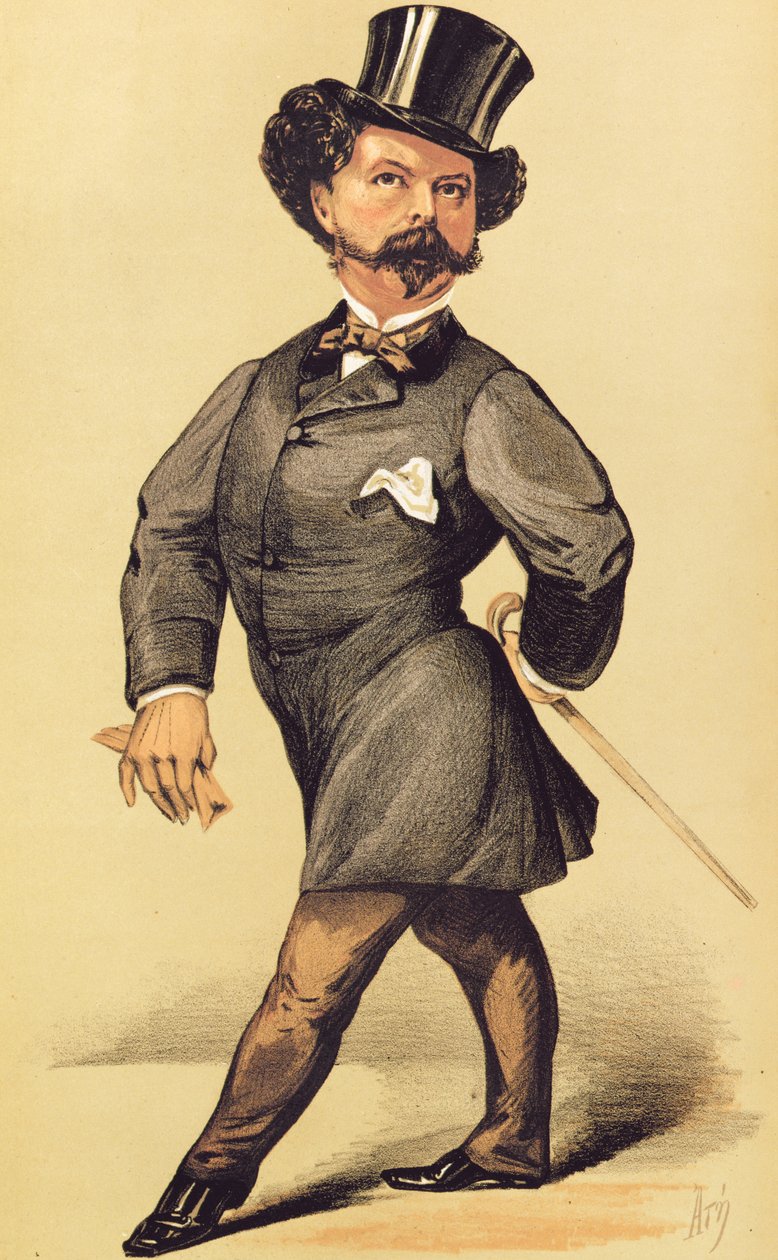 Sir Robert Peel (1822-95), caricatura da Vanity Fair, 19 marzo 1870 da Unbekannt Unbekannt