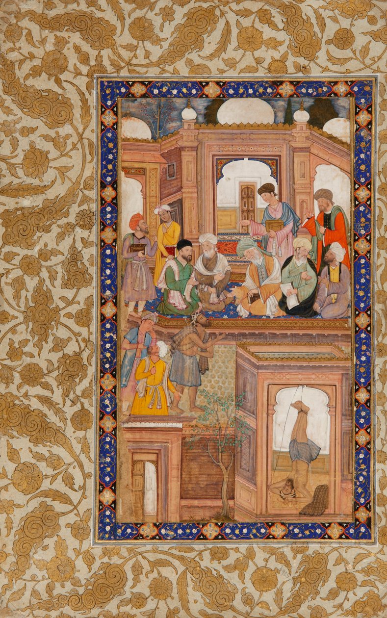 Riunione sufi nel Nafahat al-Uns di Jami da Unbekannt Unbekannt