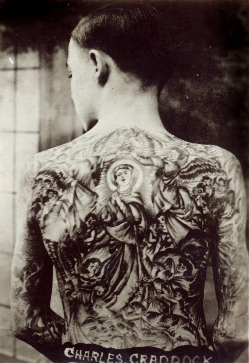 Uomo tatuato, 1921 da Unbekannt Unbekannt
