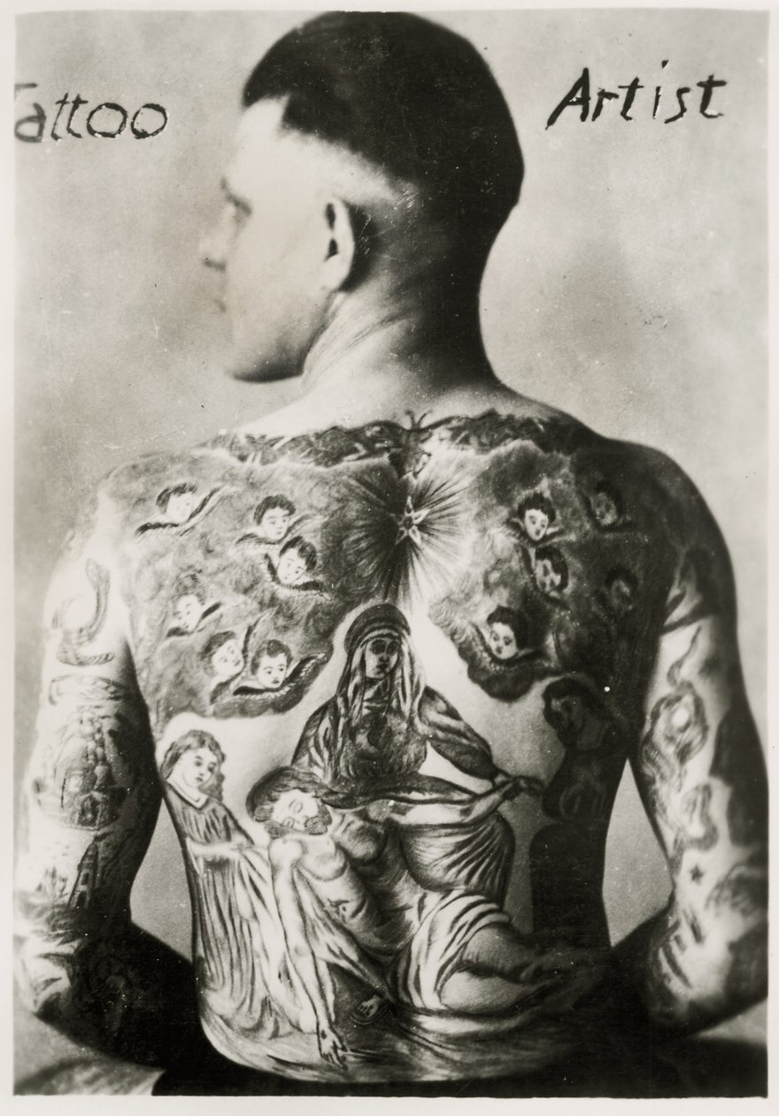Uomo tatuato, New York da Unbekannt Unbekannt