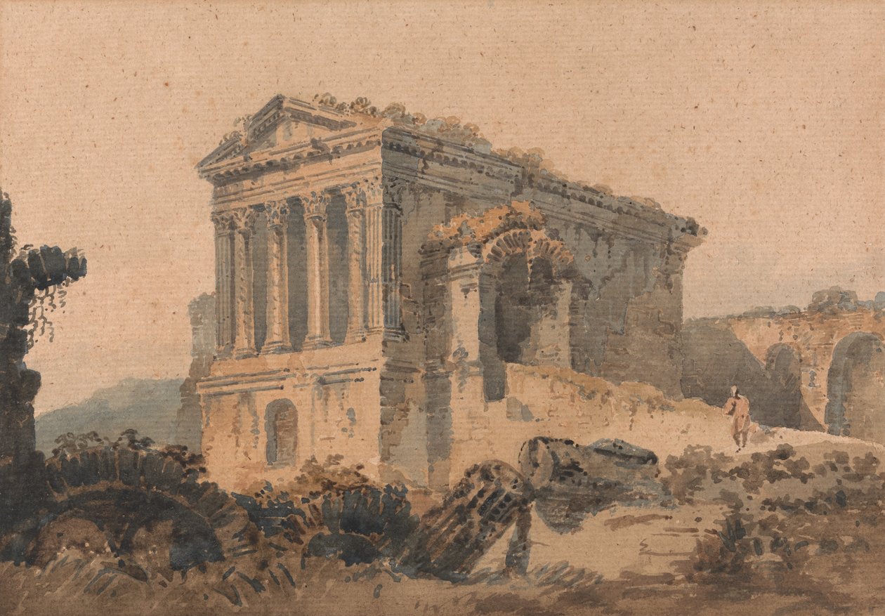 Tempio di Clitumno, Roma, dopo Piranesi da Unbekannt Unbekannt