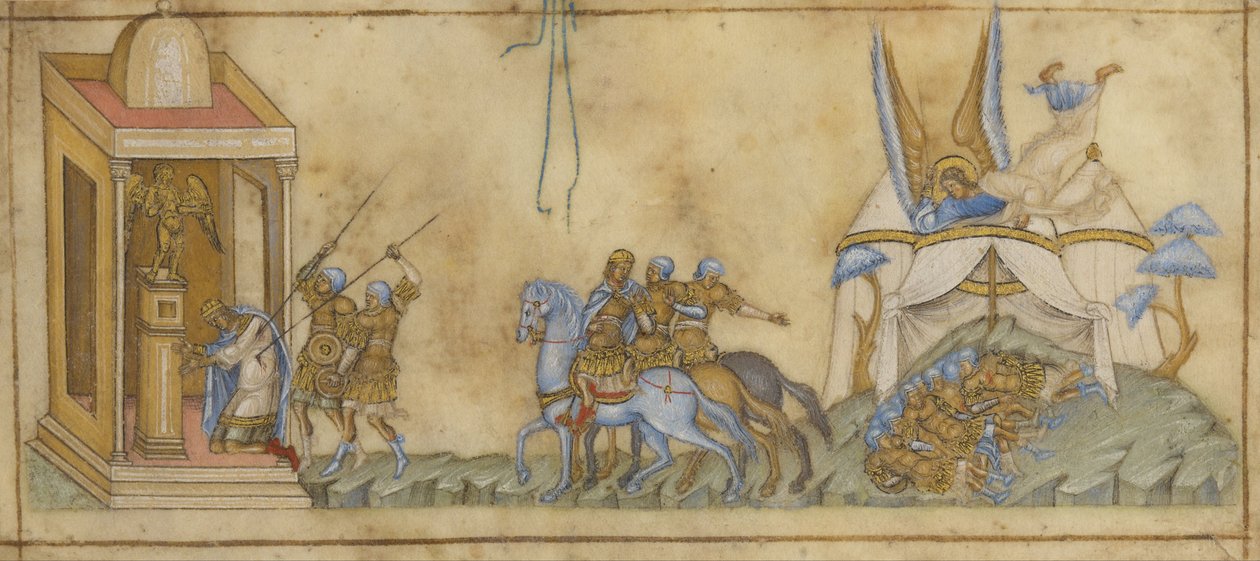 La morte di Sennacherib da Unbekannt Unbekannt