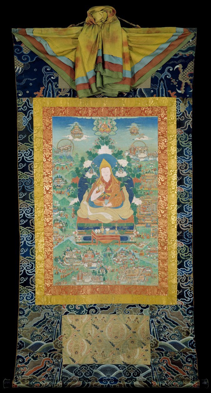 La discesa del quinto Dalai Lama dalle Terre Pure da Unbekannt Unbekannt