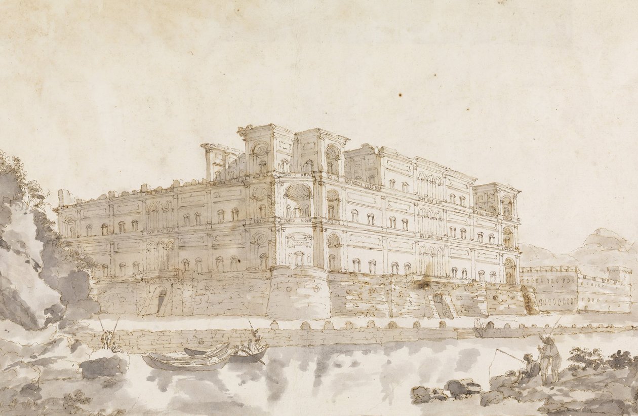 Il palazzo di Donna Anna a Napoli da Unbekannt Unbekannt