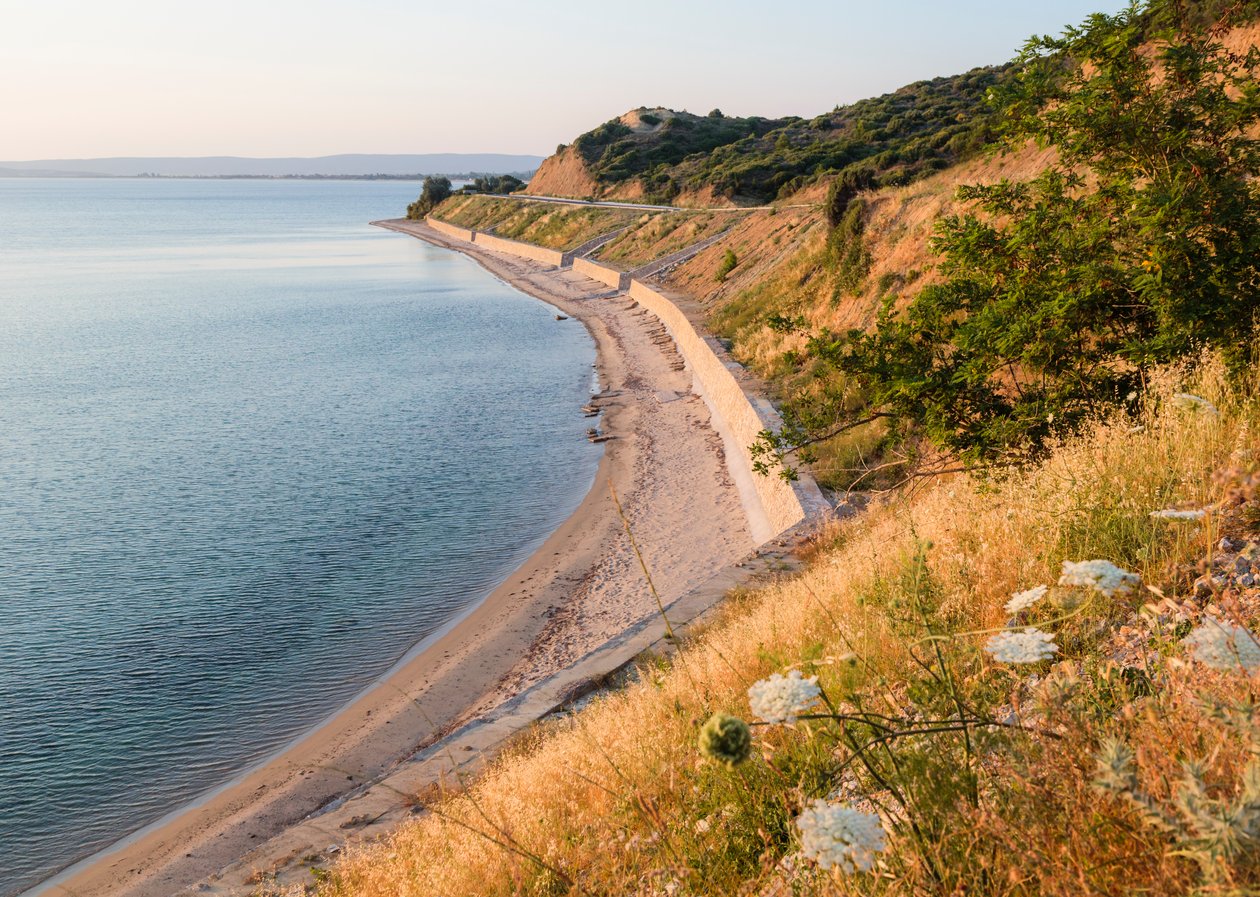 La spiaggia di Anzac Cove, vista verso nord da Unbekannt Unbekannt