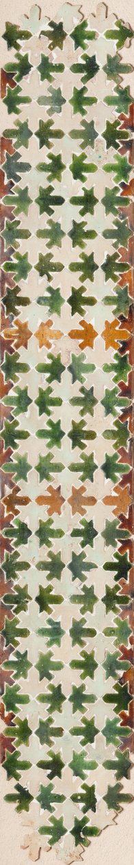 Pannello di piastrelle a mosaico, Spagna, XIV secolo da Unbekannt Unbekannt