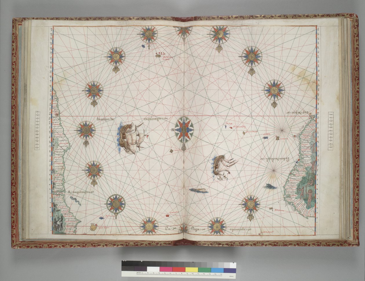 Atlante Vallard 1547 6 Brasile Africa Oceano Atlantico da Unbekannt Unbekannt