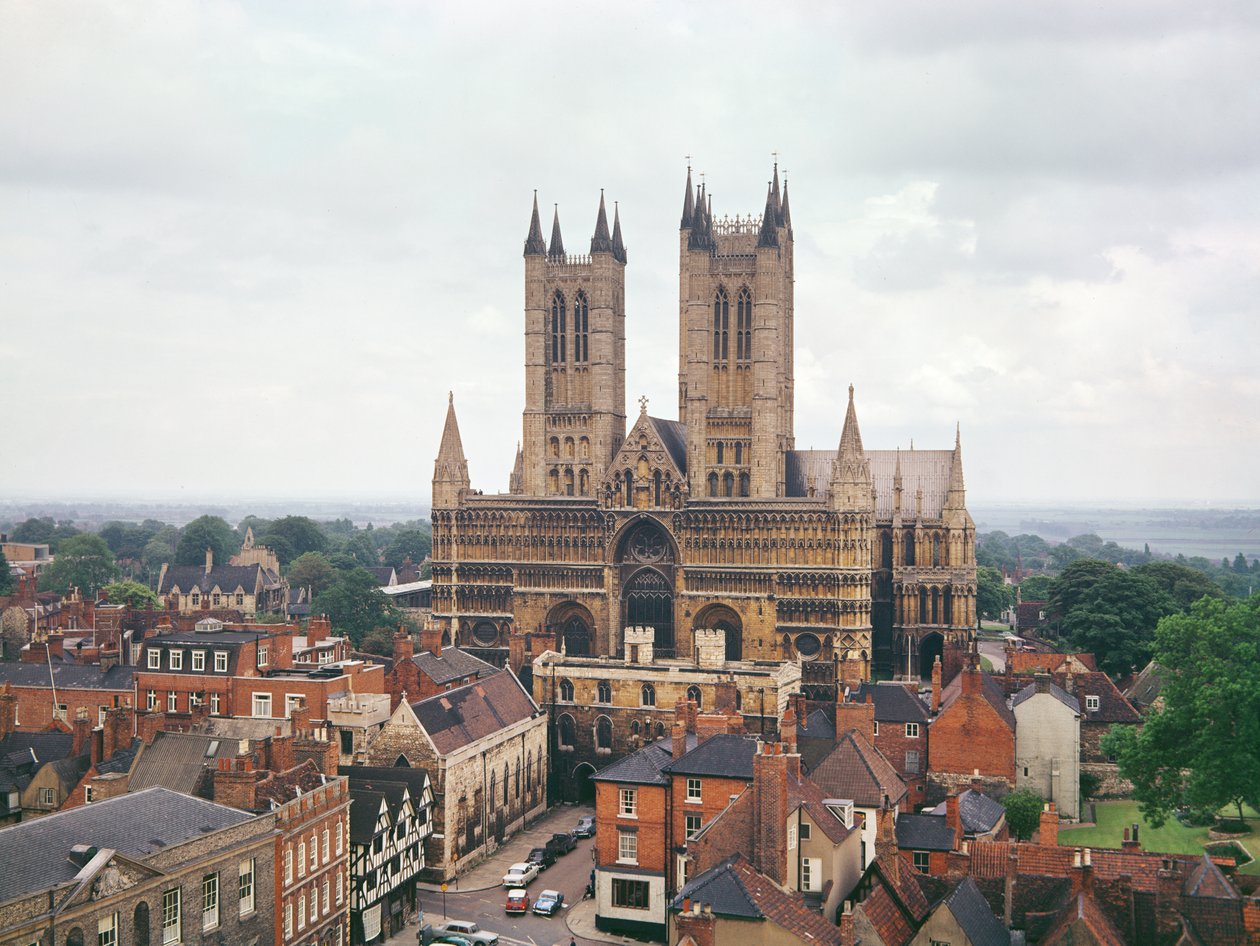 Veduta della Cattedrale di Lincoln da Unbekannt Unbekannt