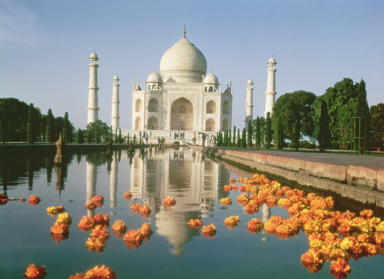 Veduta del Taj Mahal da Unbekannt Unbekannt