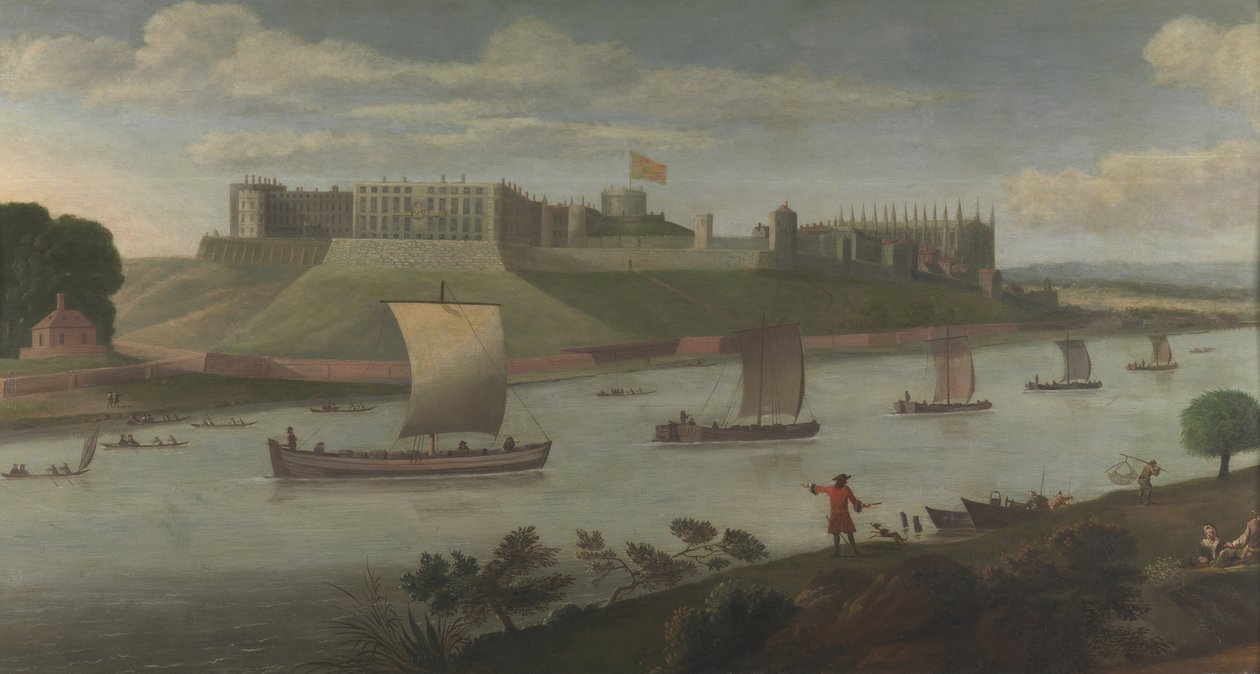 Castello di Windsor dalla riva del Buckinghamshire da Unbekannt Unbekannt