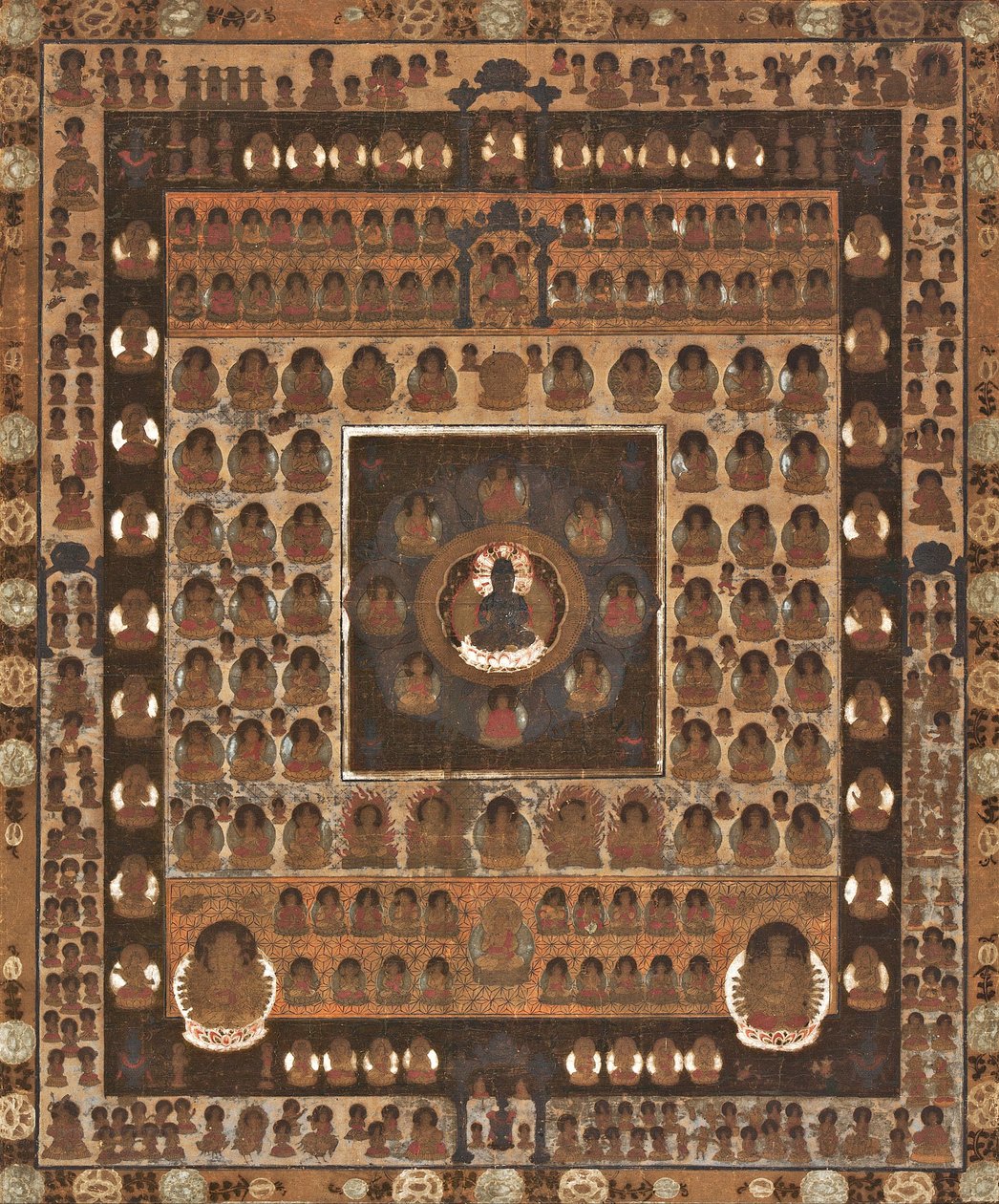 Mandala del mondo del grembo da Unbekannt Unbekannt