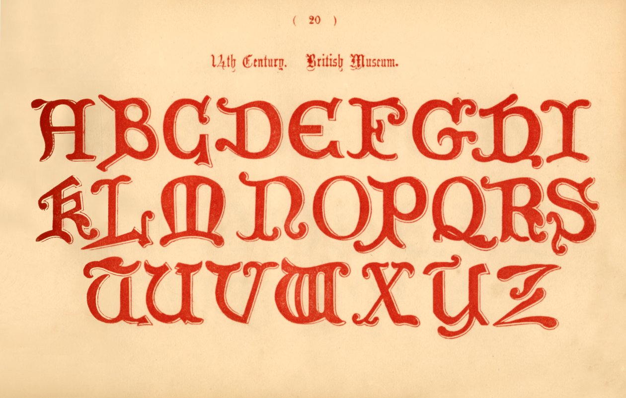 XIV secolo. British Museum, 1862 da Unbekannt