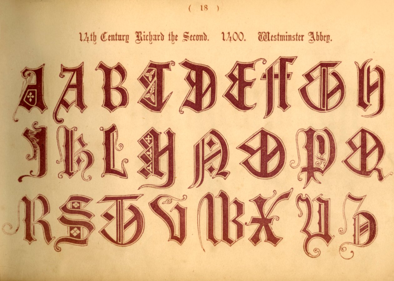 XIV secolo. Riccardo II. 1400. Abbazia di Westminster da Unbekannt
