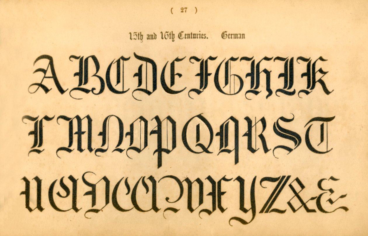 XV e XVI secolo. Tedesco, 1862 da Unbekannt