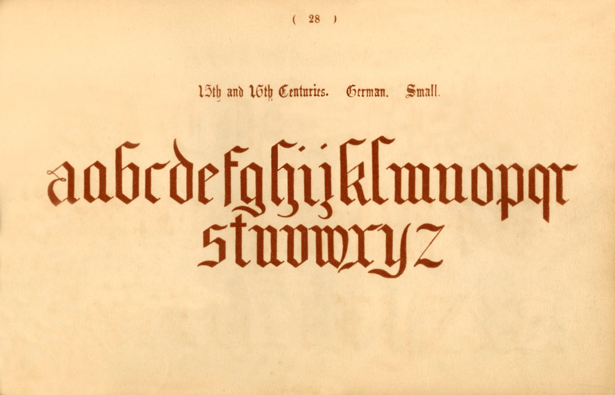 XV e XVI secolo. Tedesco. Piccolo, 1862 da Unbekannt