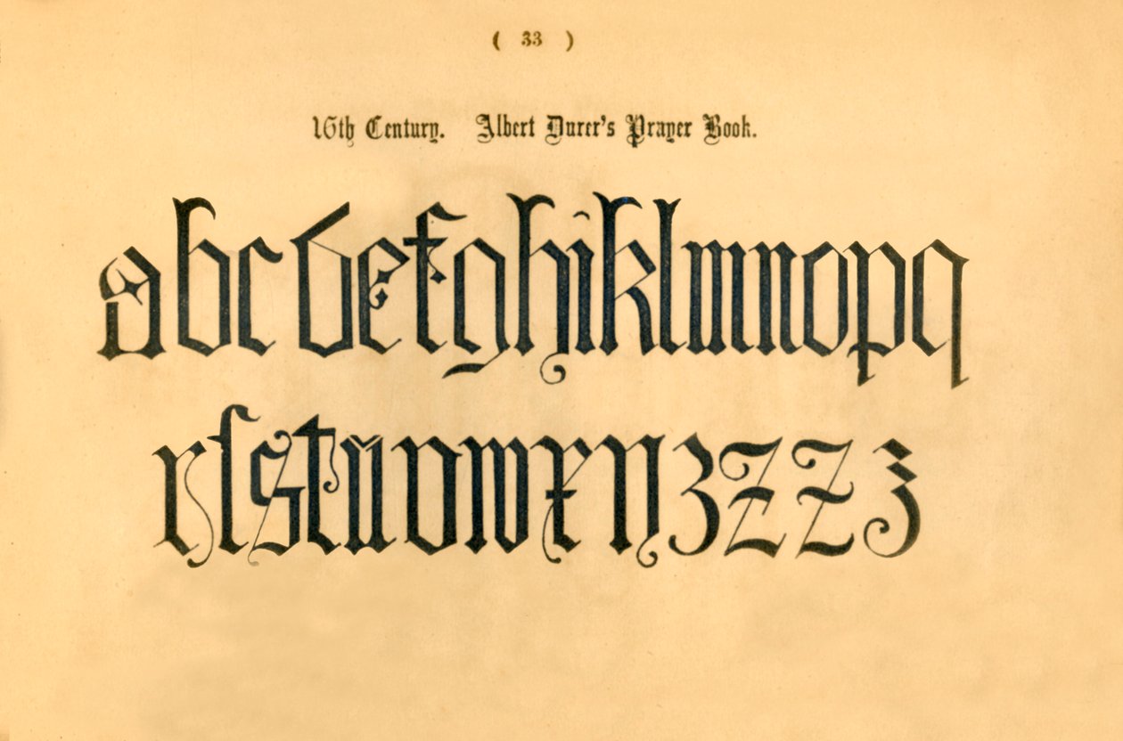 XVI secolo. Libro di preghiere di Albrecht Dürer, 1862 da Unbekannt