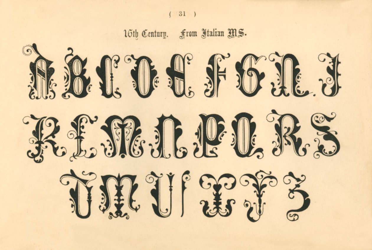 XVI secolo. Da manoscritto italiano, 1862 da Unbekannt