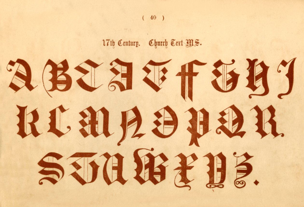 XVII secolo. Testo della Chiesa MS., 1862 da Unbekannt