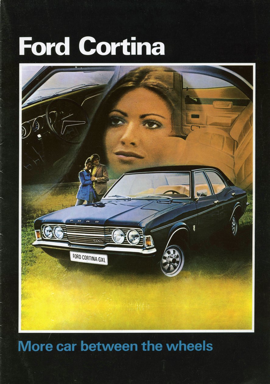 Copertina della Brochure di Vendita della Ford Cortina Mk3 del 1972 da Unbekannt