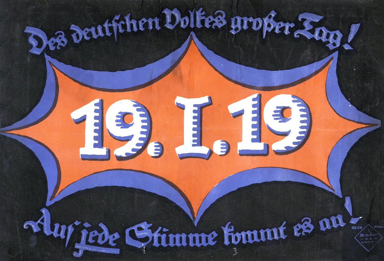 19 gennaio 1919. Elezioni federali tedesche da Unbekannt