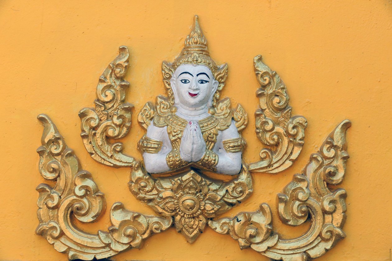 Wat Si Muang (Simuong) tempio buddista. Dea buddista da Unbekannt
