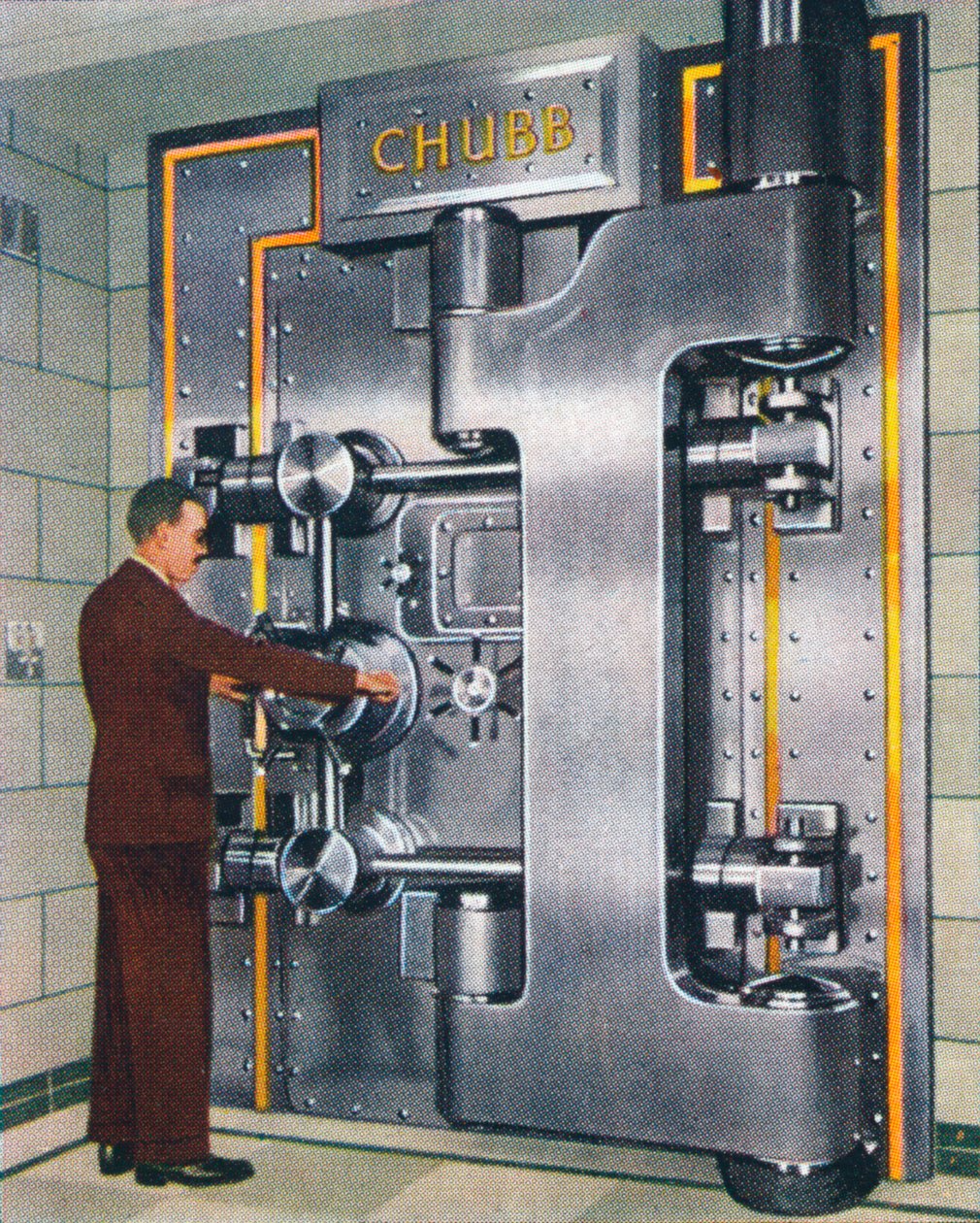 Porta del tesoro da 30 tonnellate, 1938 da Unbekannt