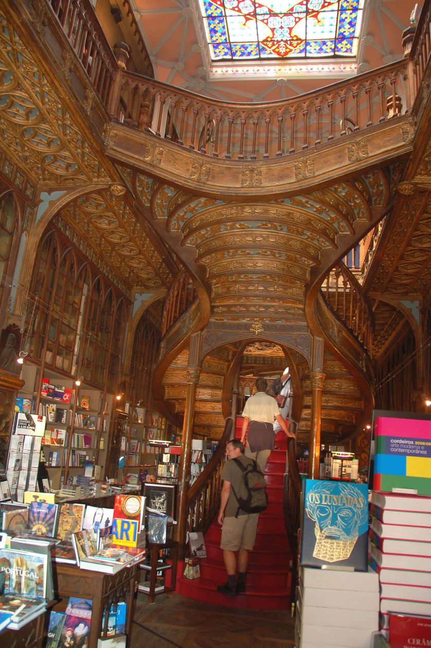 La libreria più bella di Porto, Portogallo, molto famosa, luglio 2009 da Unbekannt